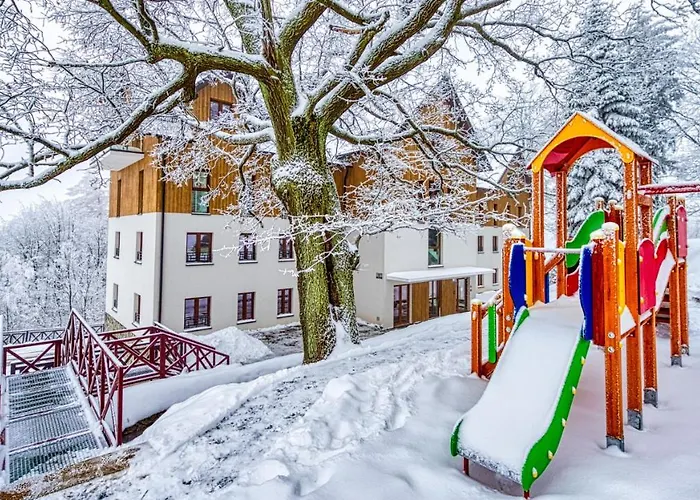 D19 Z Basenem, Sauną, Jacuzzi Park - 5d Apartment Schreiberhau